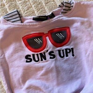 Mini Rodini Lavender Knit Sweater